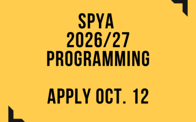 SPYA’s 2026-27 programming is launching October 12th!